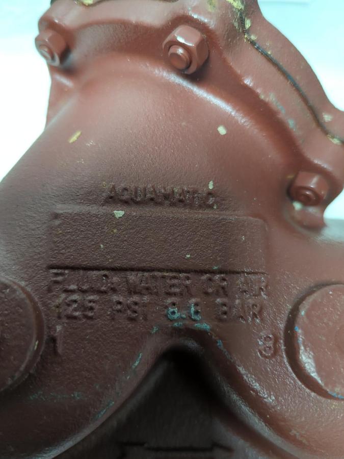 Used AQUAMATIC,8.8 BAR,DIAPHRAGM VALVE 125 PSI PRE-OWNED