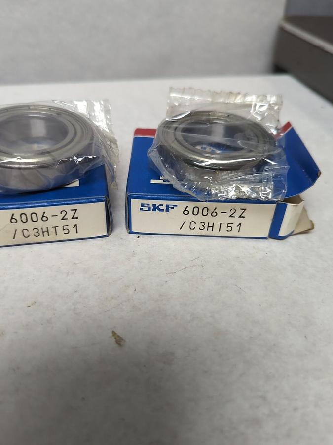SKF,6006-2ZJEM,DEEP GROOVE BALL BEARING LOT OF 3 NOS