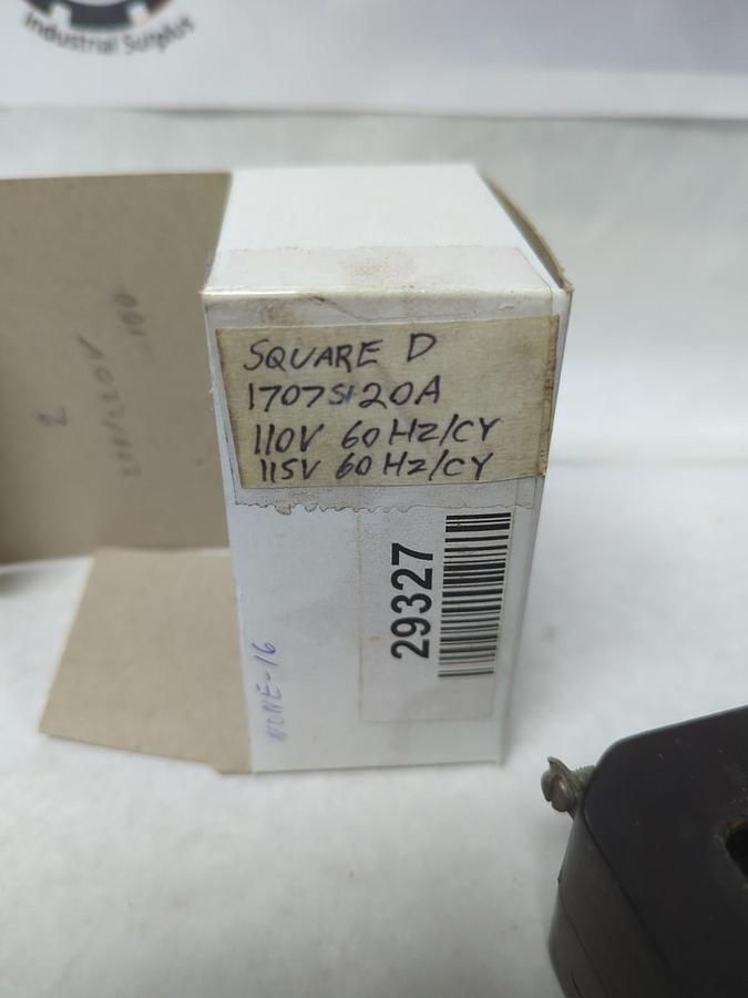 Used SQUARE D,1707 S1 20A,COIL 110V 60HZ/CY 115V 60HZ/CY PRE-OWNED