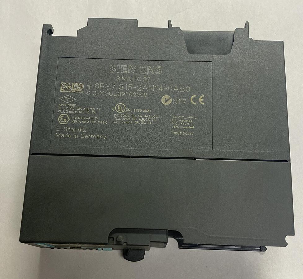 Used SIEMENS,6ES7315-2AH14-0AB0 CPU, CONTROLLER MODULE