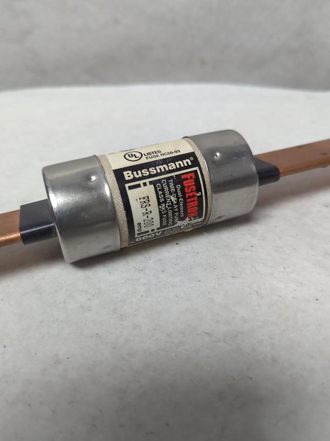 Used COOPER BUSSMANN,FRS-R-200,FUSETRON 200 AMP FUSE PRE-OWNED