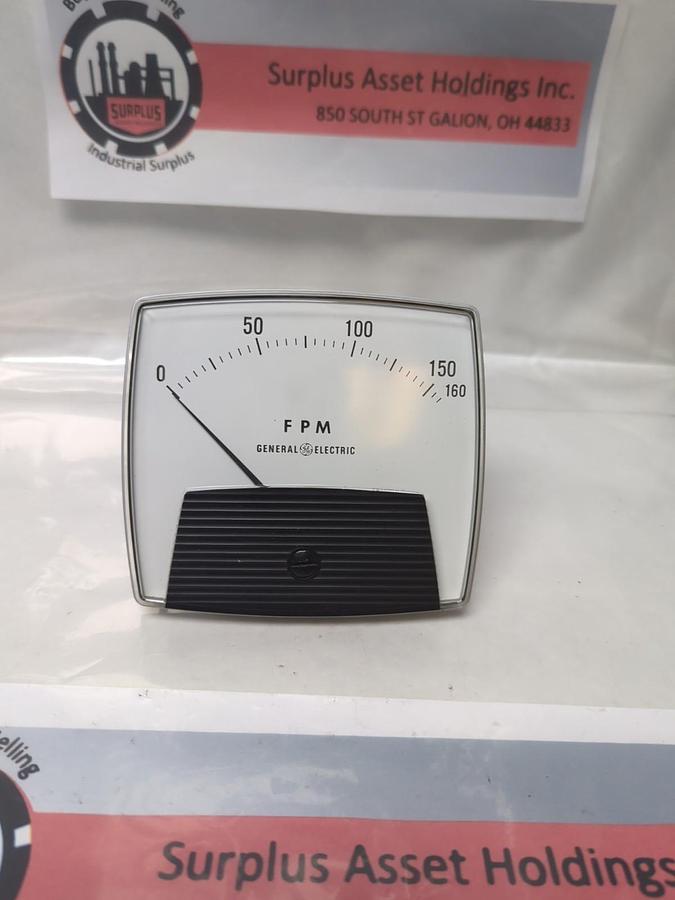 Used GE,0-160,PANEL METER 0-160 FPM PRE-OWNED