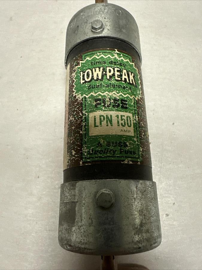 Used Buss,LPN150,TIme Delay Low-Peak Fuse (31277)