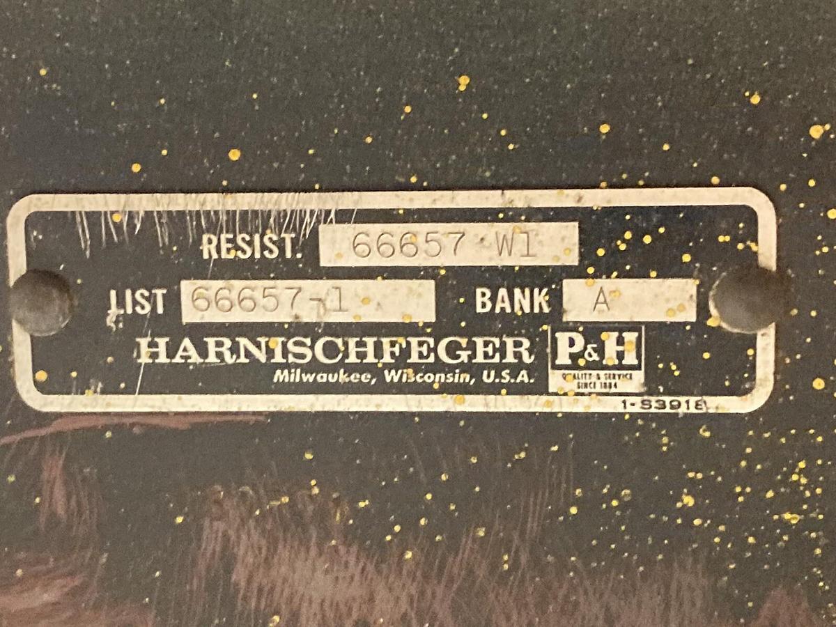 Used P&H Harnischfeger,66657-W1,Resistor Bank