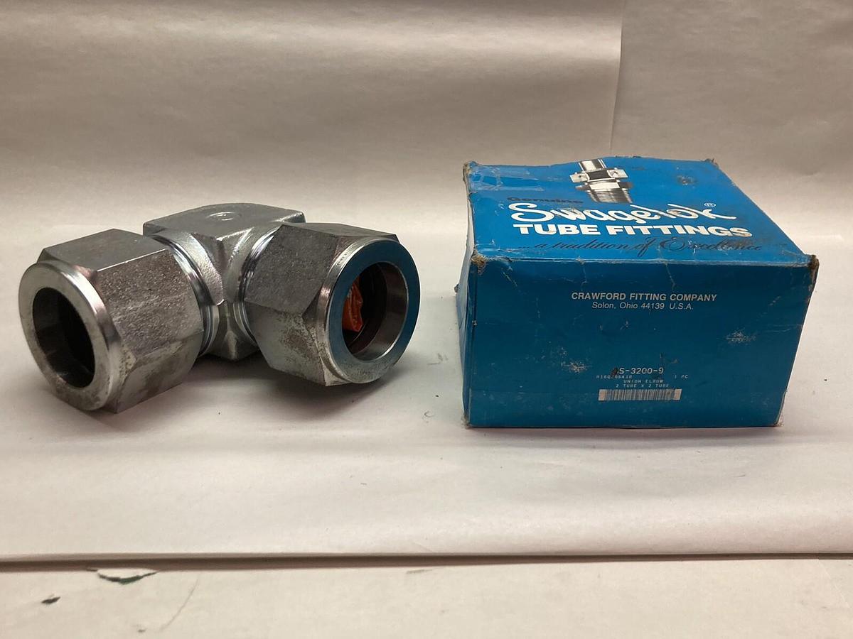 Swagelok,S-3200-9,Union Elbow 2 inch X 2 inch Tube