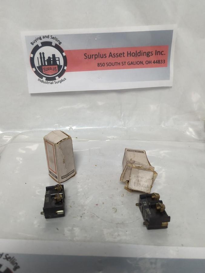 CUTLER HAMMER,E30KLA1,CONTACT BLOCK LOT OF 2 NOS