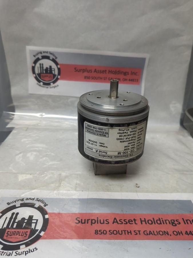 Used TR ELECTRONICS,CE-100-M,ROTARY ENECODER 11-27VDC PRE-OWNED