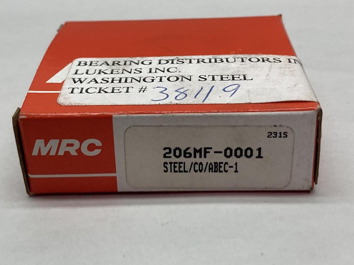 MRC,206MF-0001,Double Row Ball Bearing