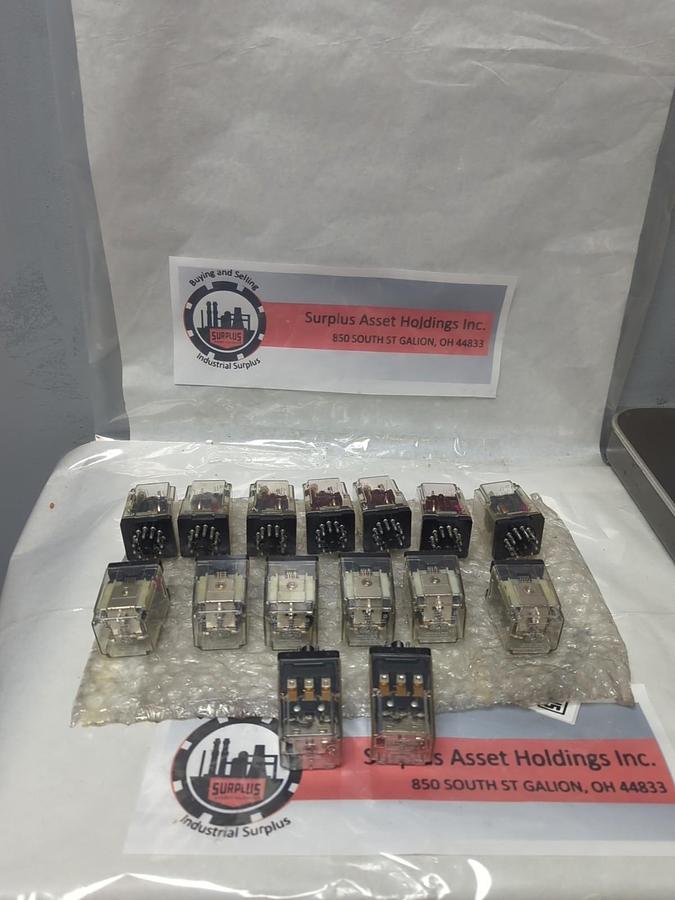 Used TYCO ELECTRONICS,KRPA-14AN-120,RELAY LOT OF 15 PRE-OWNED