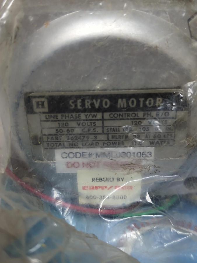 HONEYWELL,362479-3,SERVO MOTOR 120V/11.5W NOS