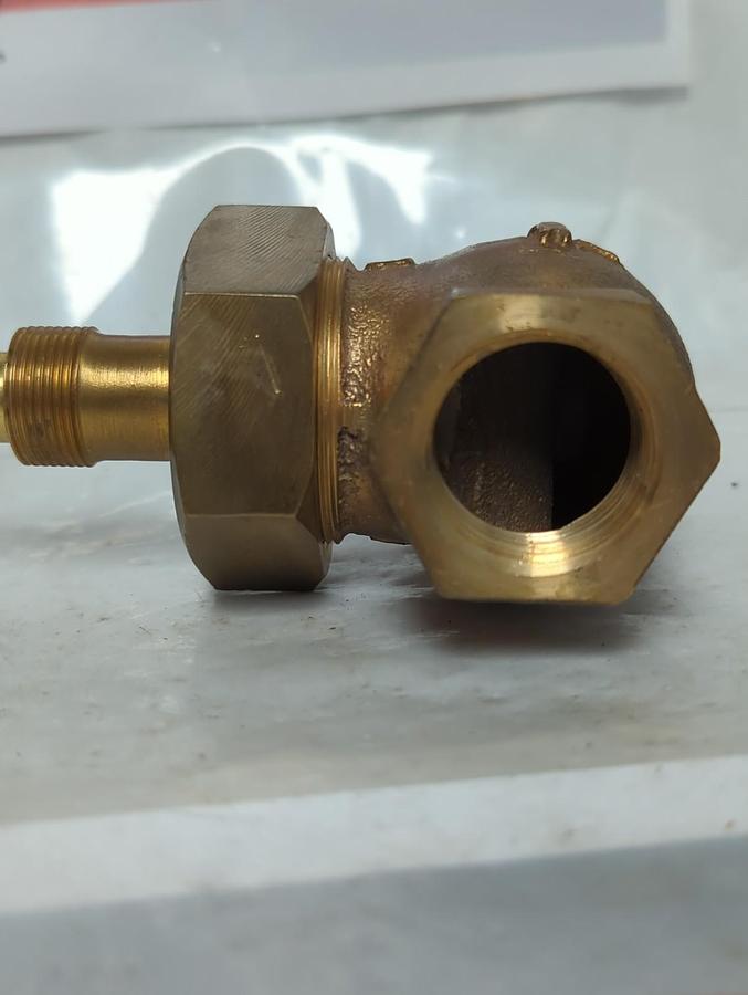 LUNKENHEIMER,FIG 123,BRASS 1 INCH GATE VALVE NOS