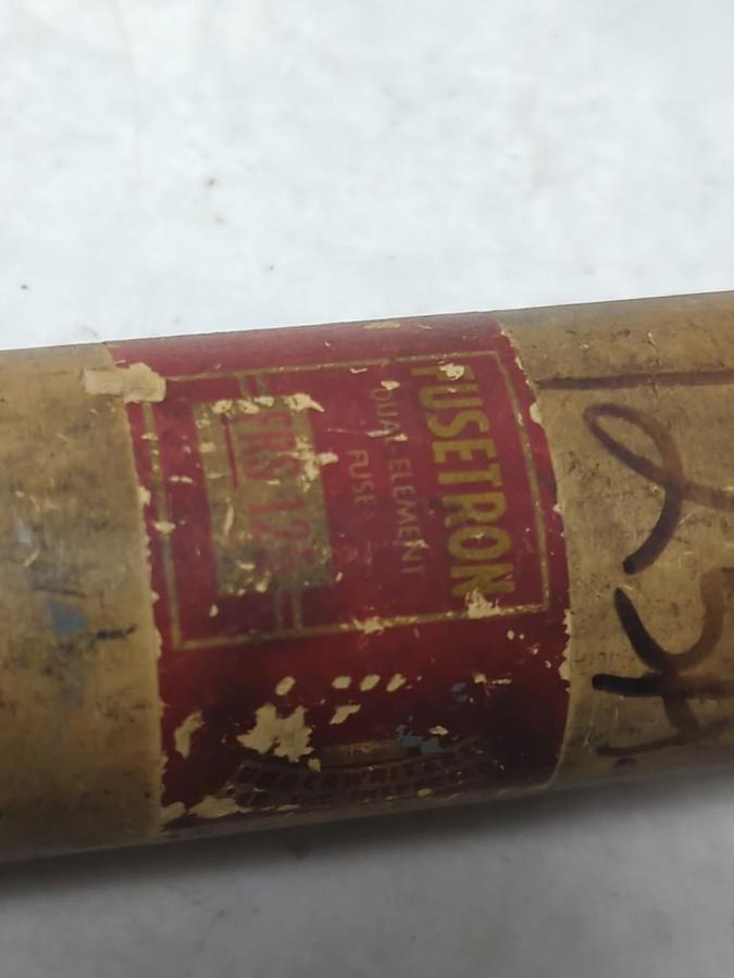 Used COOPER BUSSMANN,FRS-125,FUSETRON 125 AMP FUSE PRE-OWNED