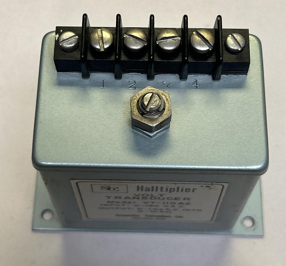 Used SCIENTIFIC COLUMBUS,VT-110A2,VOLT TRANSDUCER