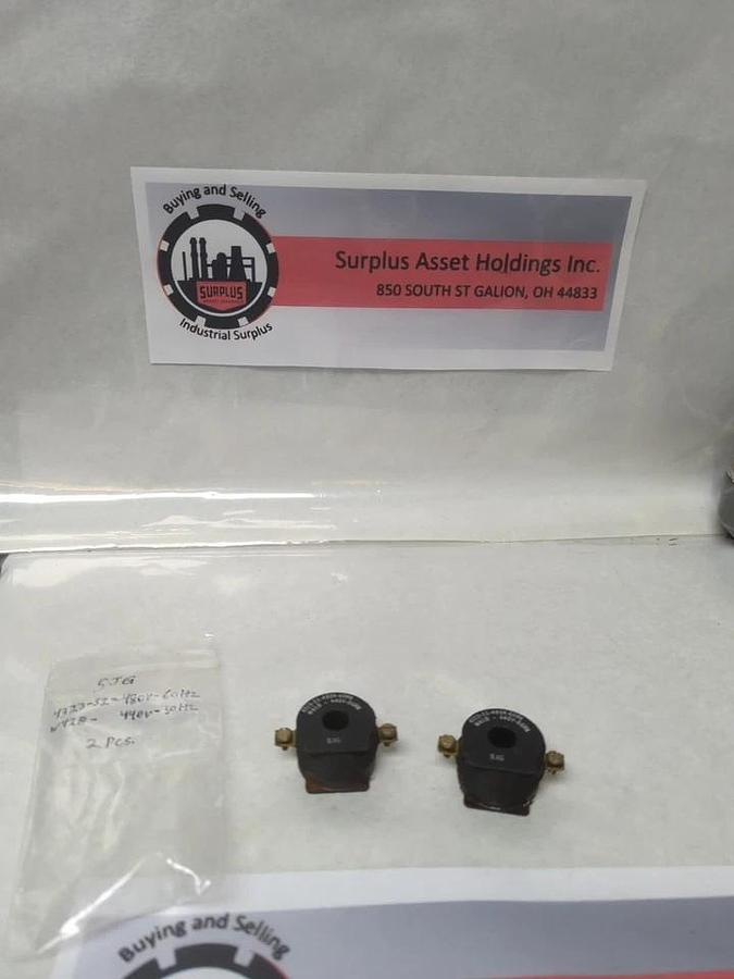 Used SQUARE D,4323-S1,COIL 480V 60HZ 440V 50HZ LOT OF 2 PRE-OWNED