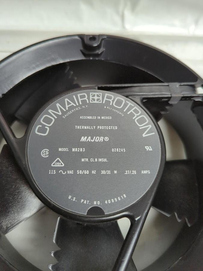 Used COMAIR ROTRON,MR2B3,MAJOR COOLING FAN 115V 50/60HZ PRE-OWNED