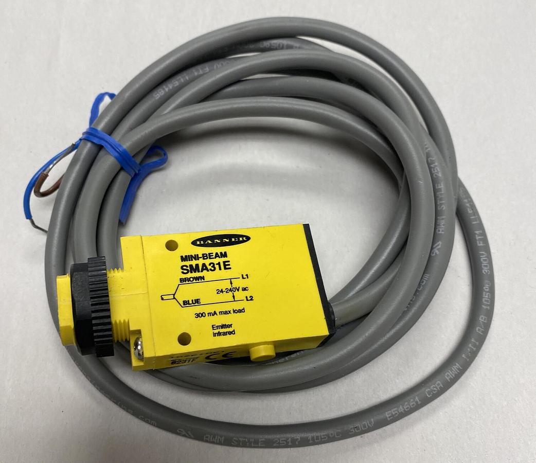 BANNER,SMA31E,PHOTOELECTRIC EMITTER SENSOR NEW NO BOX