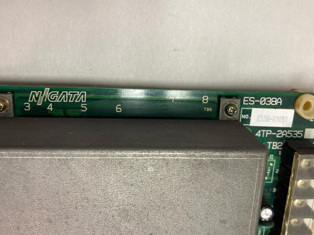 Used Nigata,ES-038A,Injection Mold Machine Circuit Board