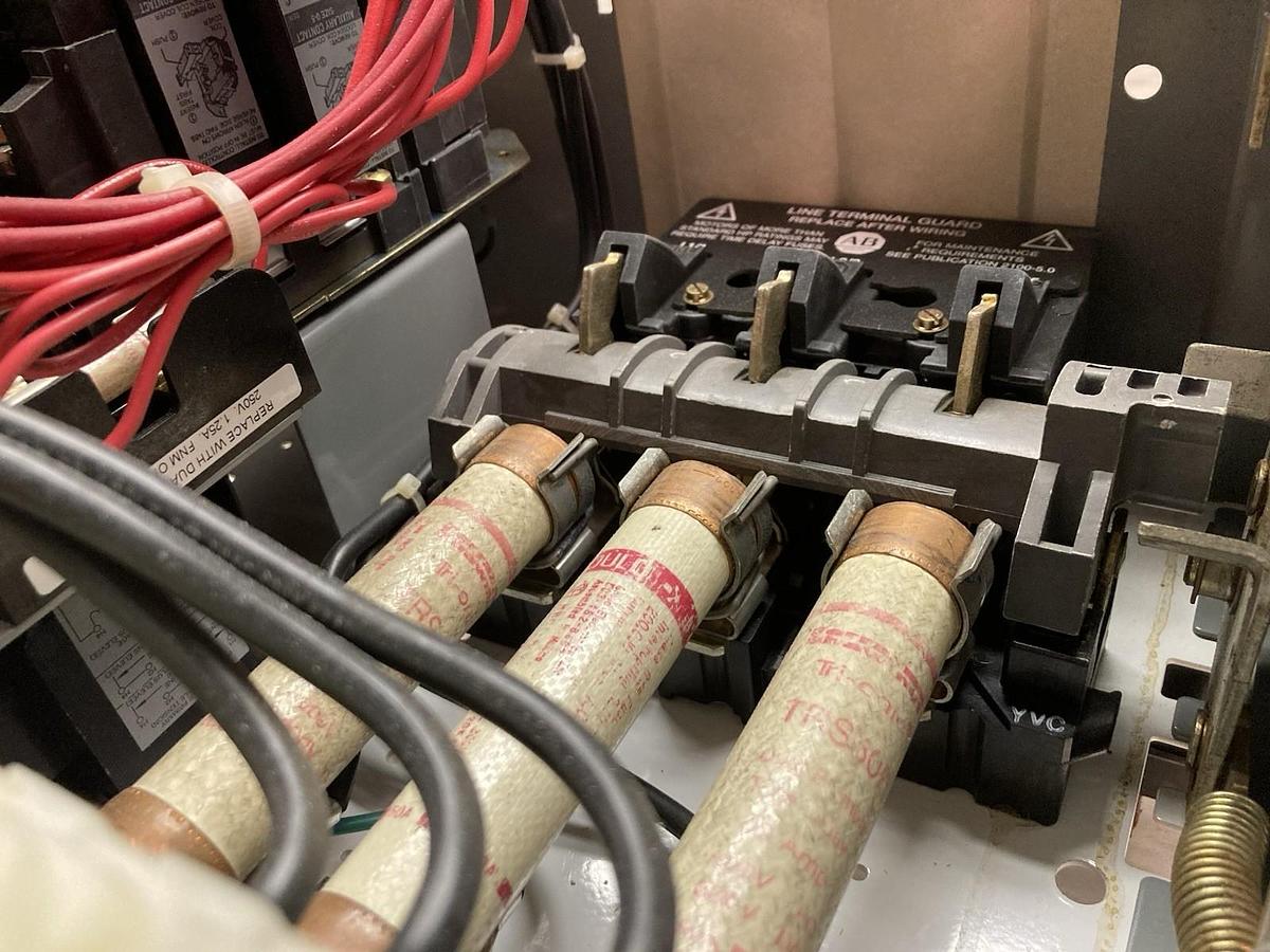 Used Allen-Bradley,2100 2112B,Fused 12 INCH Size 2 MCC Starter Bucket 25HP