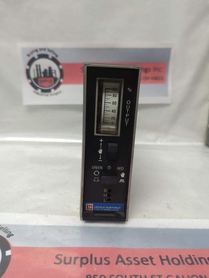 Used LEEDS & NORTHRUP,074826,PAT MANUAL STATION 120/220V 50/60HZ 4A PRE-OWNED