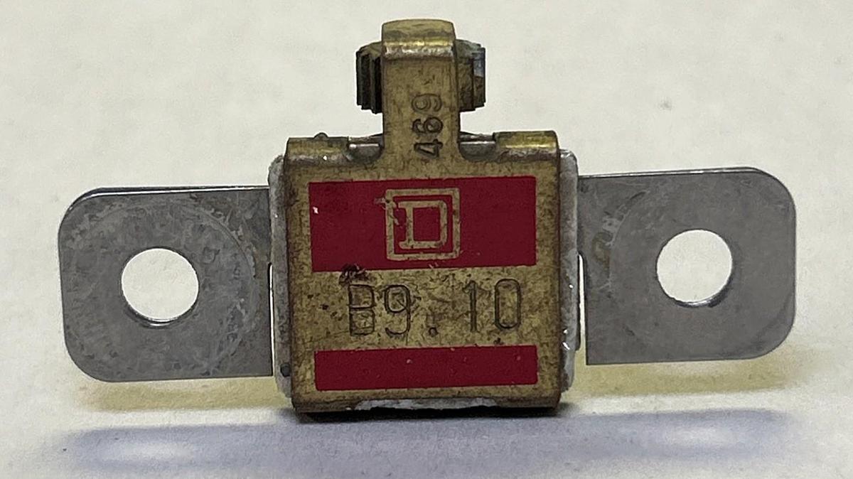 Used SQUARE D,B9.10,THERMAL OVERLOAD HEATER ELEMENT LOT OF 3