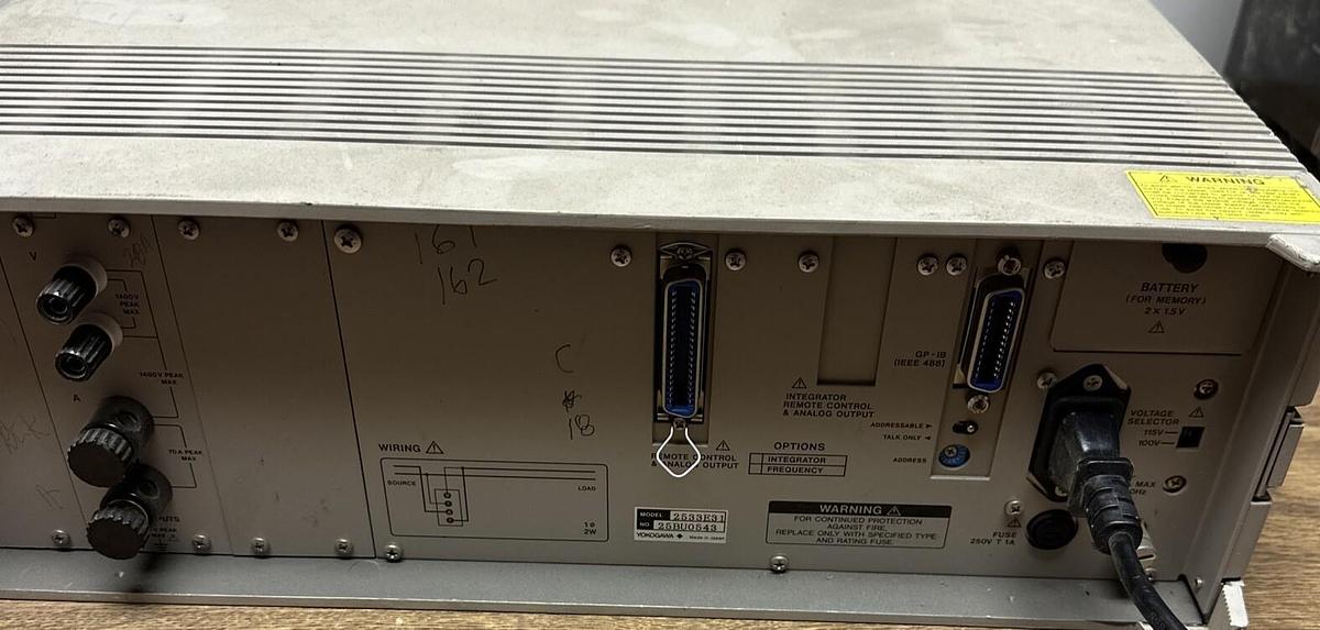 Used Yokogawa,2533E AC,Power Meter