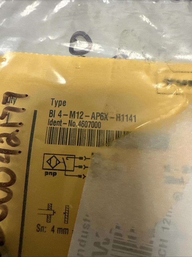 Used Turck,BI 4-M12-AO6X-H1141,Proximity Sensor