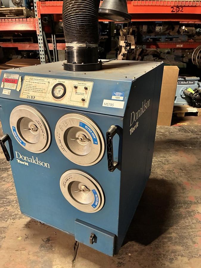 Used DONALDSON TORIT,EASY TRUNK QS,DUST COLLECTOR 1.5HP 115V 1PH 750CFM