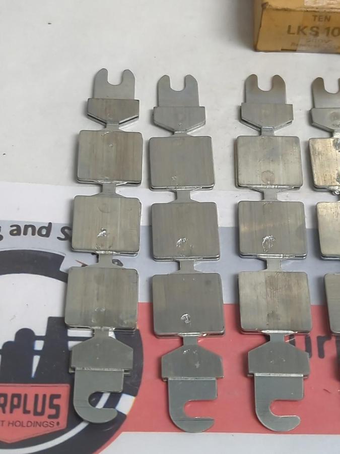 BUSSMANN,LKS100,SUPER-LAG RENEWAL LINKS 100 AMP 600 VOLT LOT OF 8 NOS