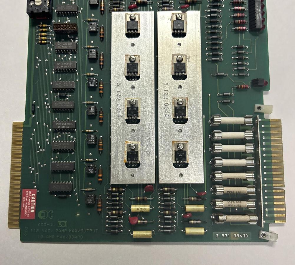 Used CINCINNATI MILACRON,3-531-3563A,OUTPUT BOARD