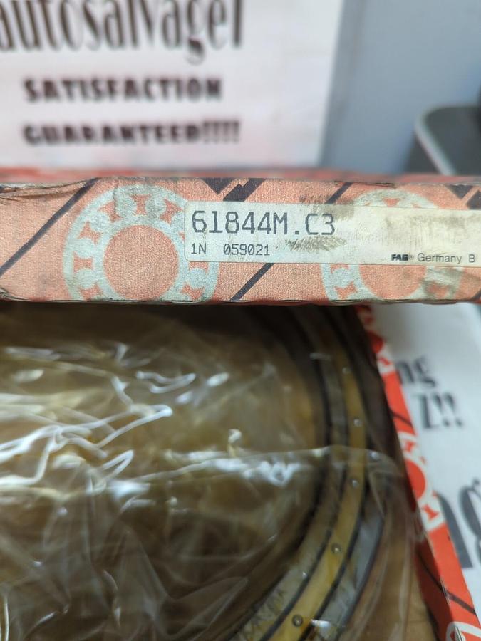 FAG,61844M.C3,SINGLE ROW BALL BEARING 220X270X24MM