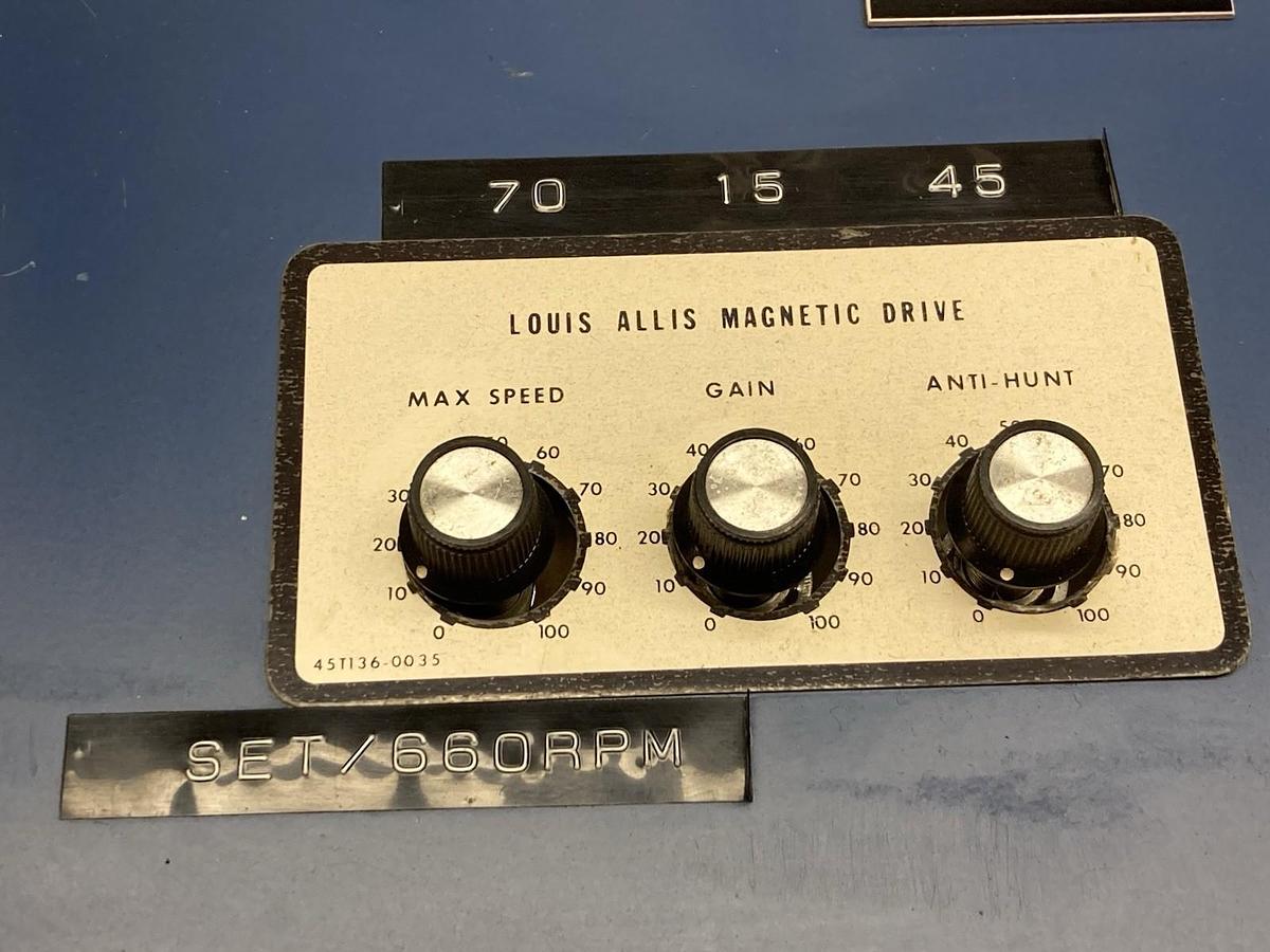 Used Louis Allis,Type MDB2 70143K,Single Phase Magnetic Drive Controller 50/60Hz