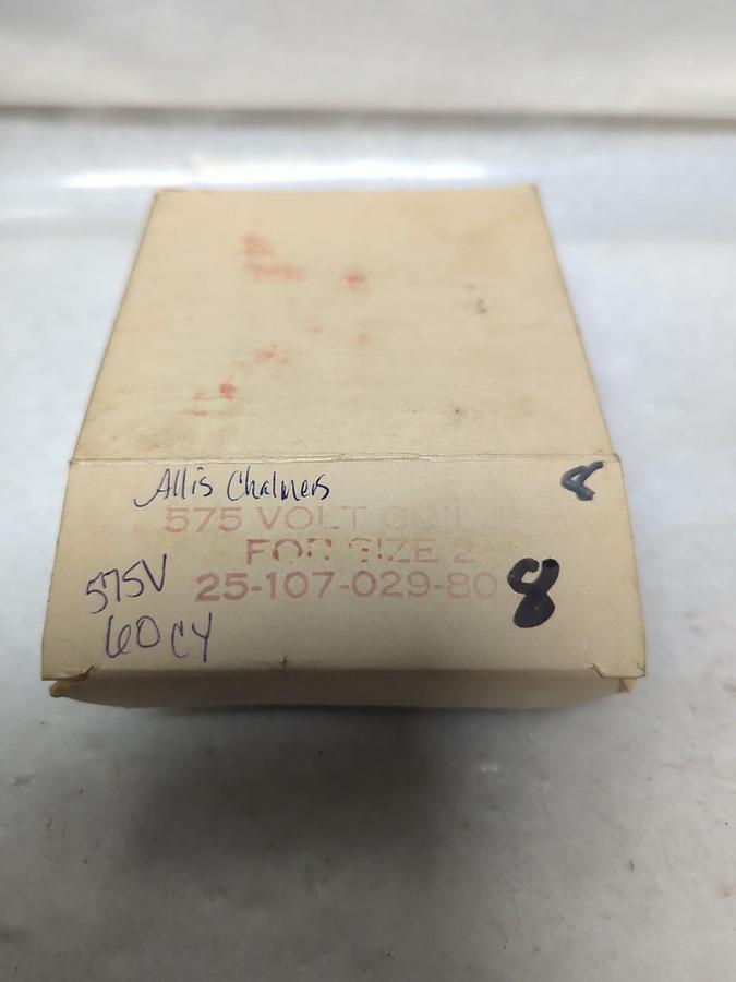 ALLIS CHALMERS,25-107-029-808,COIL FOR SIZE 2 575V 60CY NOS