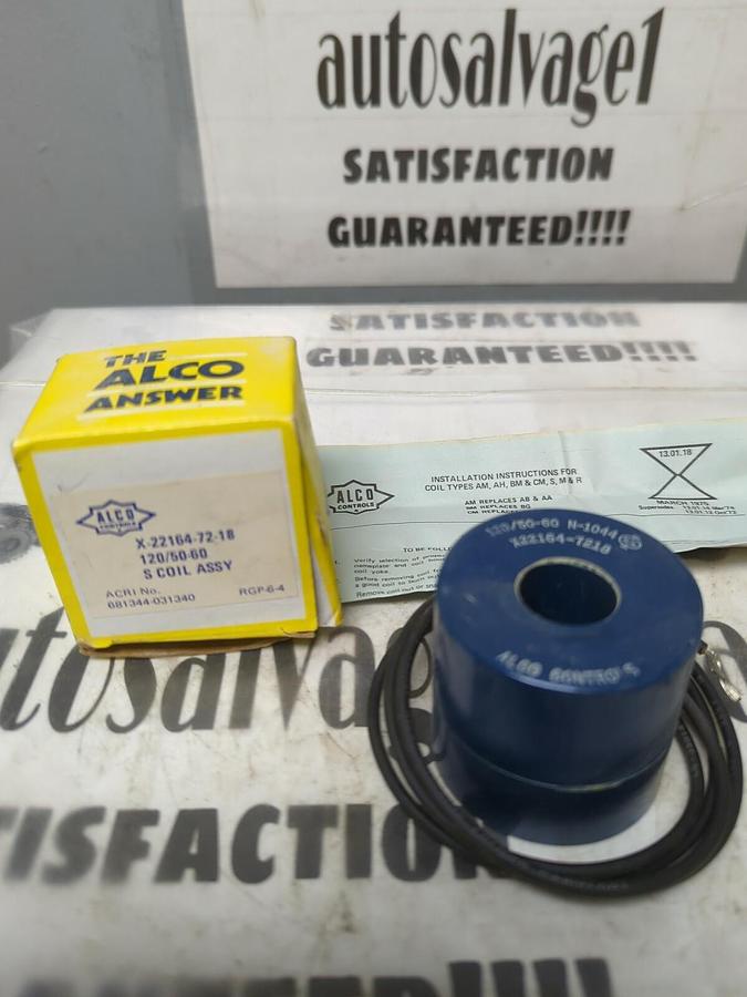 ALCO CONTROLS,X-22164-72-18,COIL ASSEMBLY NOS