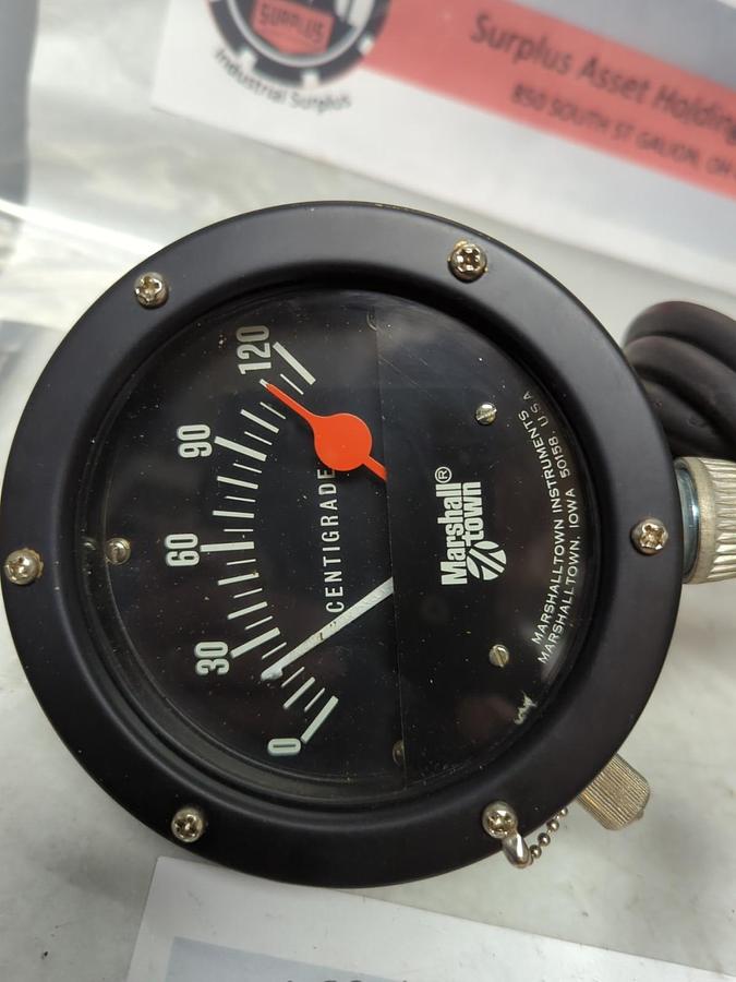 Used MARSHALL TOWN,0-120,TEMPERATURE GAUGE & PROBE PRE-OWNED