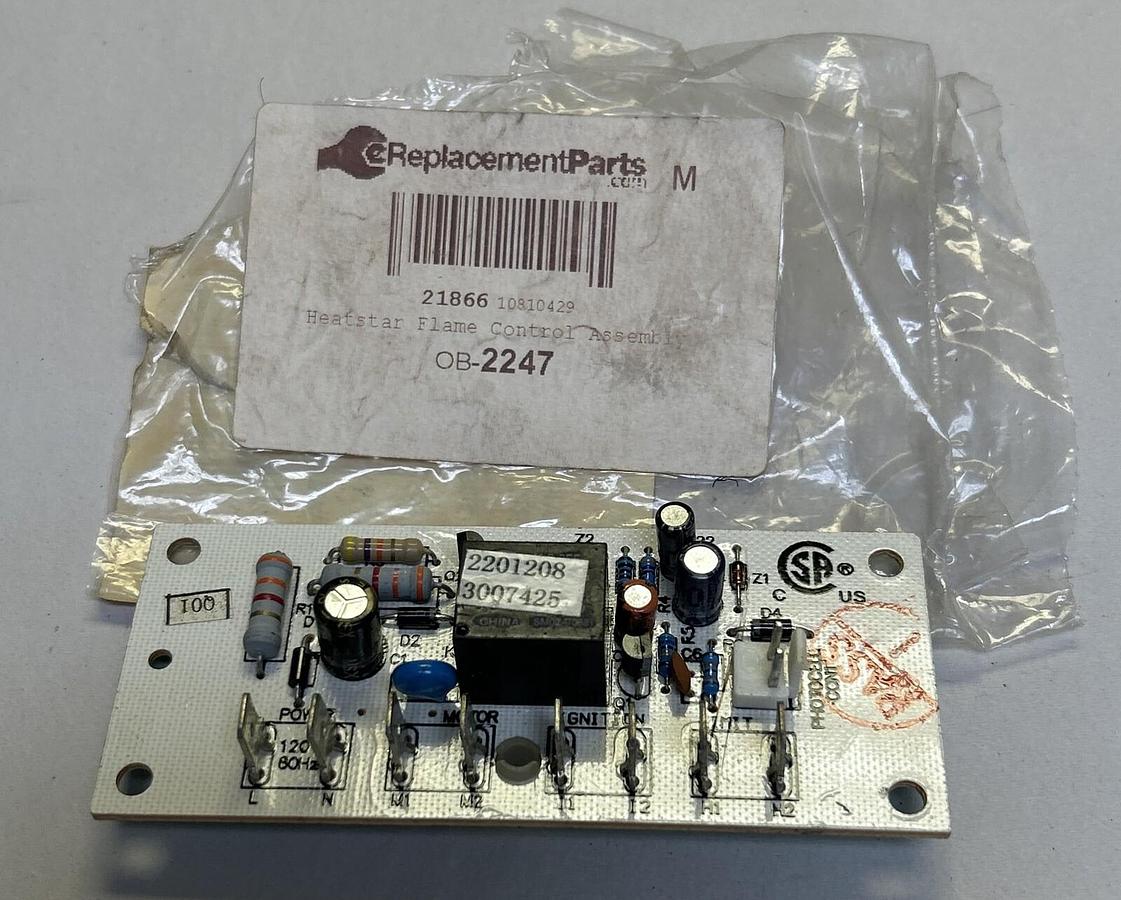 HEATSTAR,OB-2247,FLAME CONTROL ASSEMBLY NOS