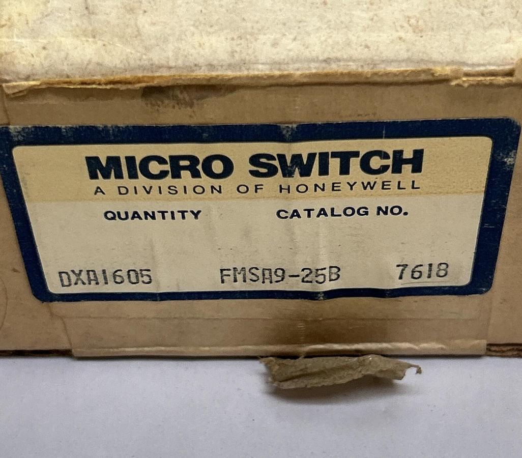 HONEYWELL MICRO SWITCH,FMSA9-25,PROXIMITY SENSOR NOS