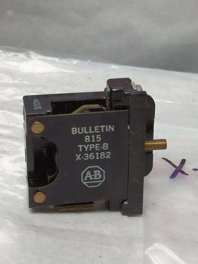 Used ALLEN BRADLEY,-36182,L.H. OVERLOAD RELAY LOT OF 2 PRE-OWNED