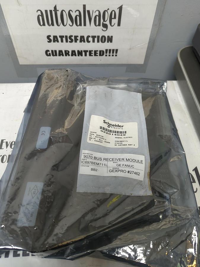 Used GE FANUC,IC697BEM711L 9070,BUS EXPANSION RECIEVER MODULEREFURBISHED