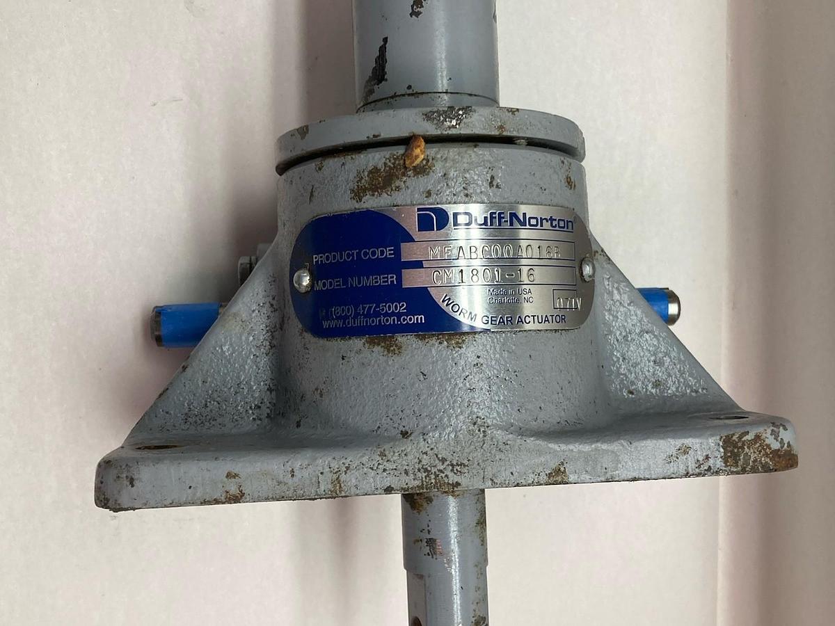 Used Duff Norton,CM1801-16,Worm Gear Reducer MEABC00A016B