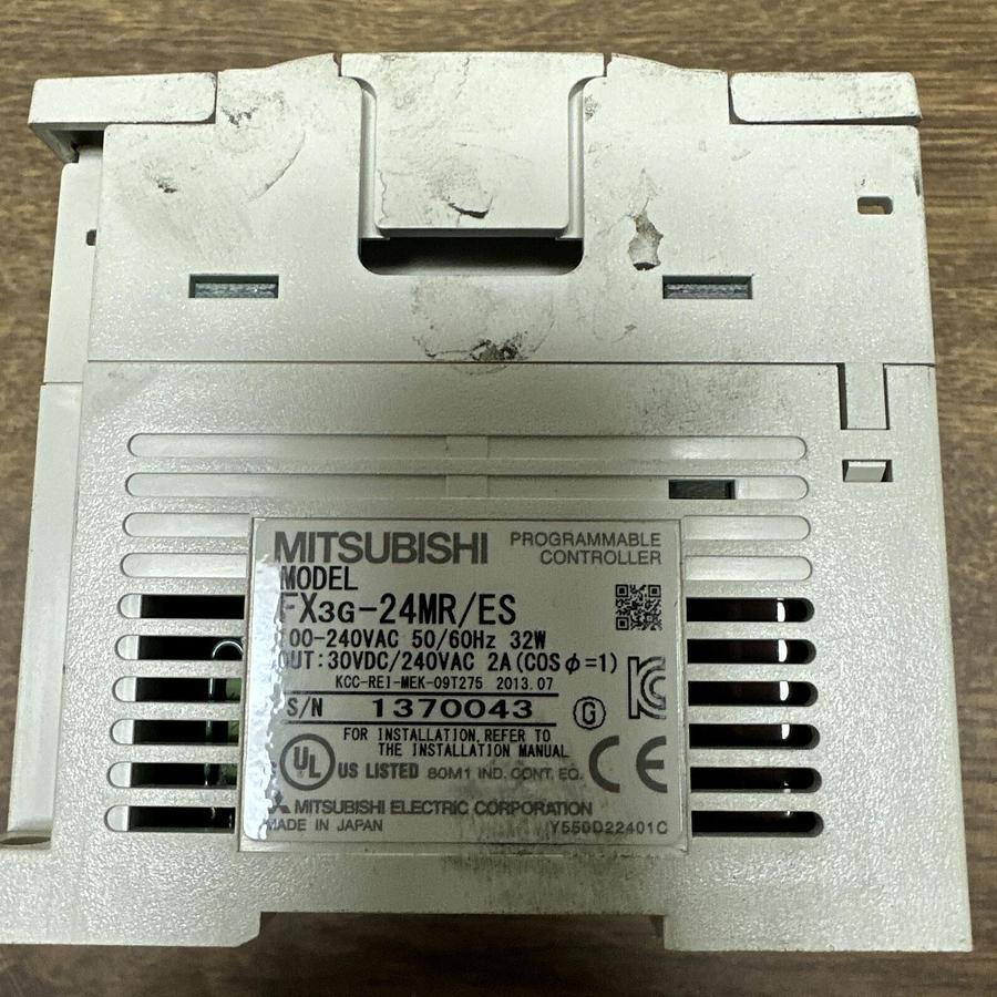 Used MItsubishi,FX3G-24M,Programmable Controller