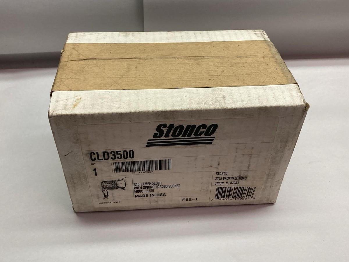 Used Stonco,CLD3500-R40,Lampholder W/Spring Loaded Socket