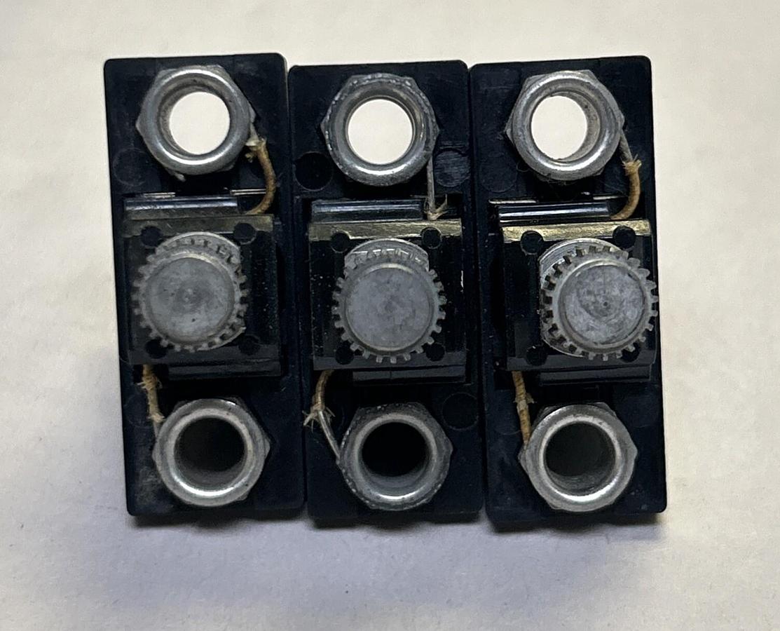 Used ALLEN BRADLEY,W24,THERMAL OVERLOAD HEATER ELEMENT LOT OF 3