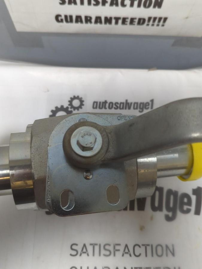 HYDAC,KHM-40-F3-1114, 3000 PSI 1-1/2 IN BALL VALVE W/HANDLE NOS