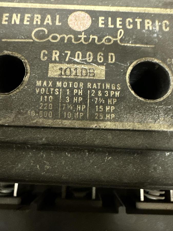 Used GE,CR7006D101DB,Size 2 Starter