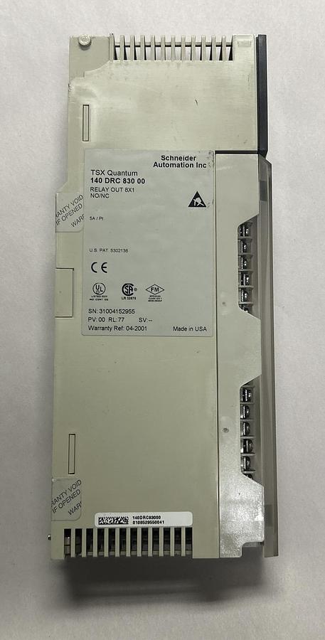 Used SCHNEIDER ELECTRIC,140-DRC-830-00,OUTPUT MODULE