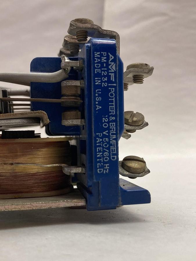 Used Potter & Brumfield,PM-1232,Power Relay 120V 50/60Hz