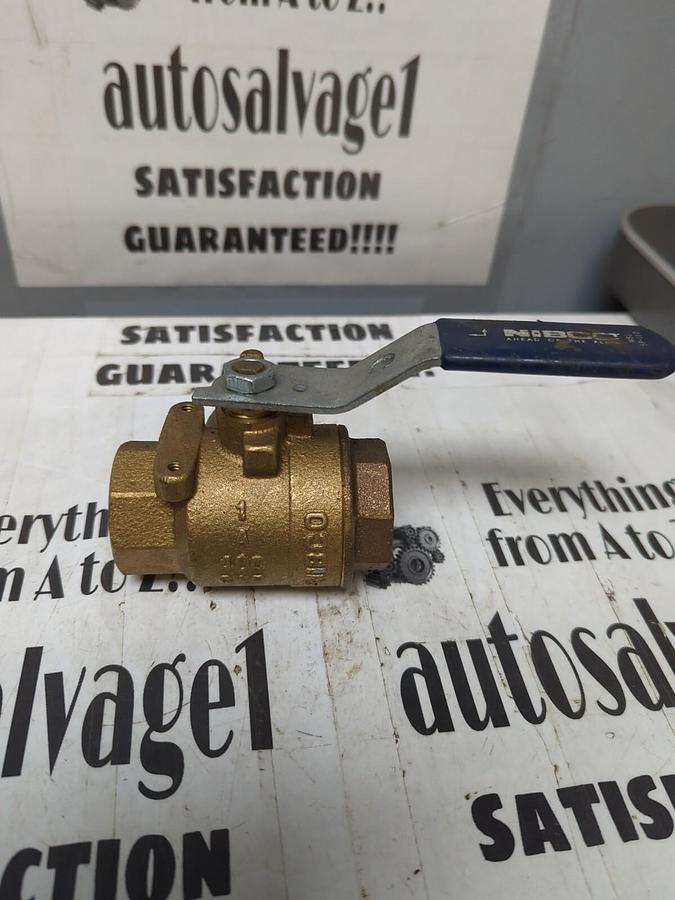 NIBCO,400SWP,3-WAY BALL VALVE 1 INCH NOS