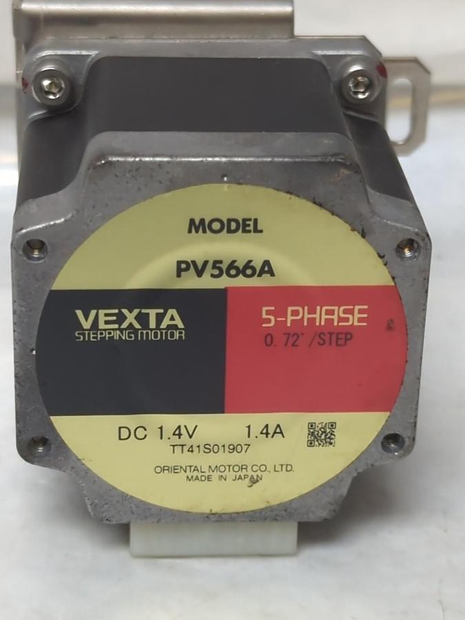 Used VEXTA,PV566A,STEPPING MOTOR 5-PHASE 0.72°/STEP DC 1.4V 1.4A PRE-OWNED