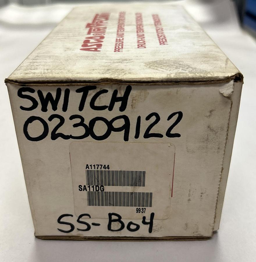Used ASCO,SA11DG,PRESSURE SWITCH NEW