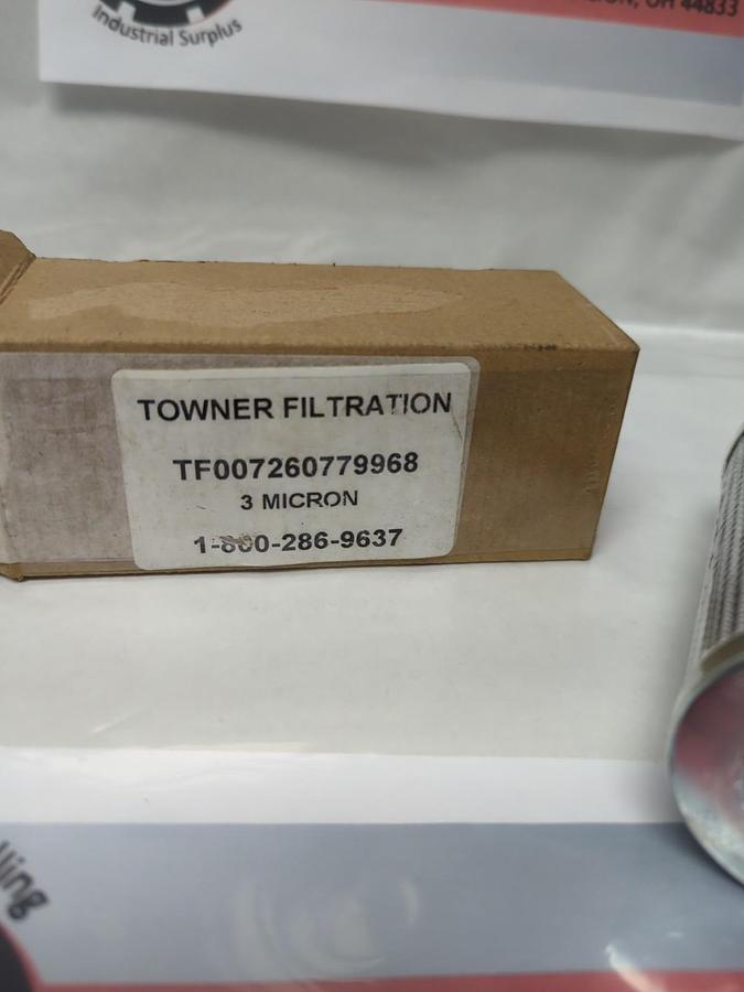 TOWNER FILTRATION,TF007260779968,FILTER ELEMENT 3 MICRON NOS